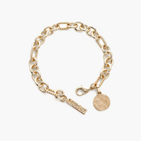 Crest Bracelet Gold | Annie Mo's