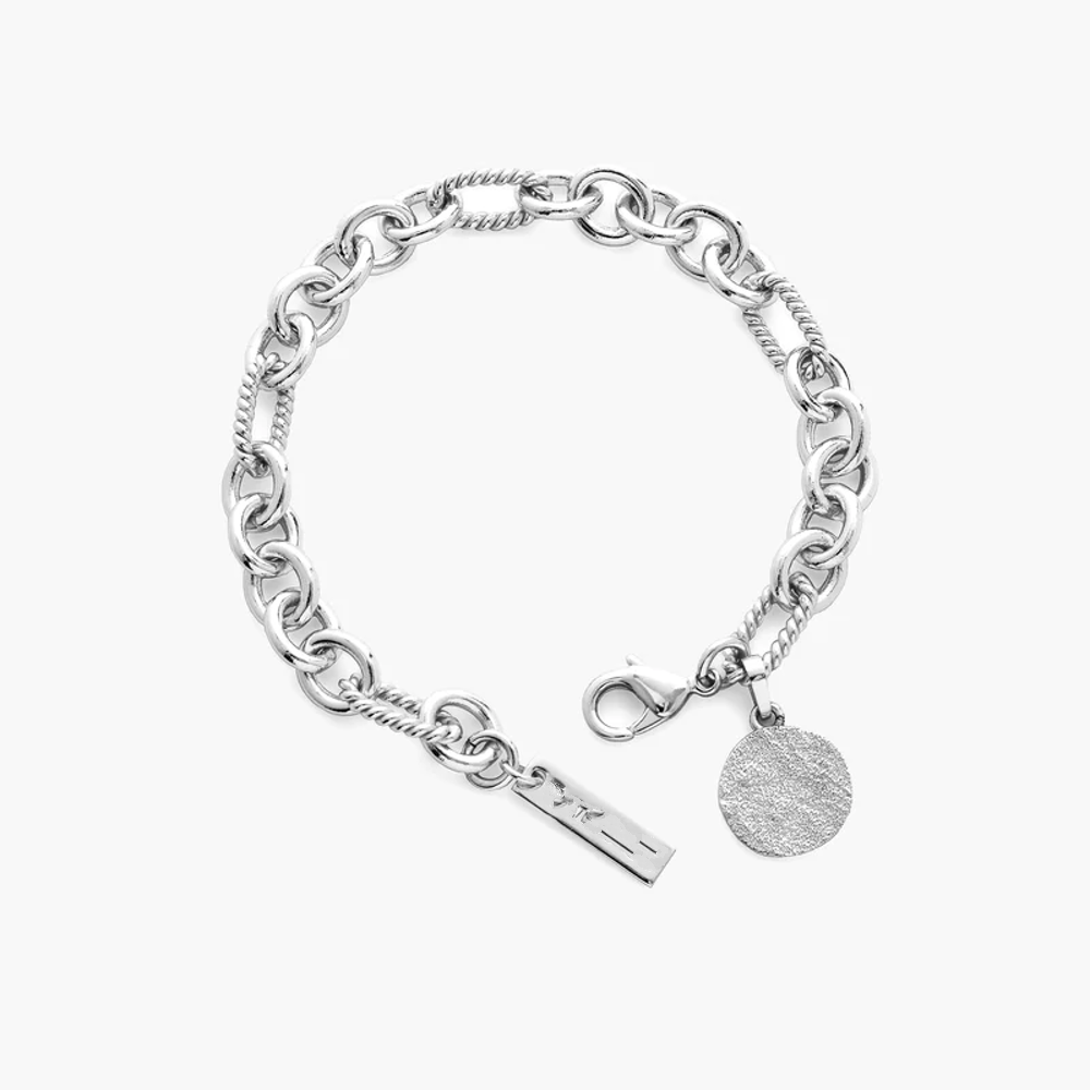 Crest Bracelet Silver | Annie Mo's