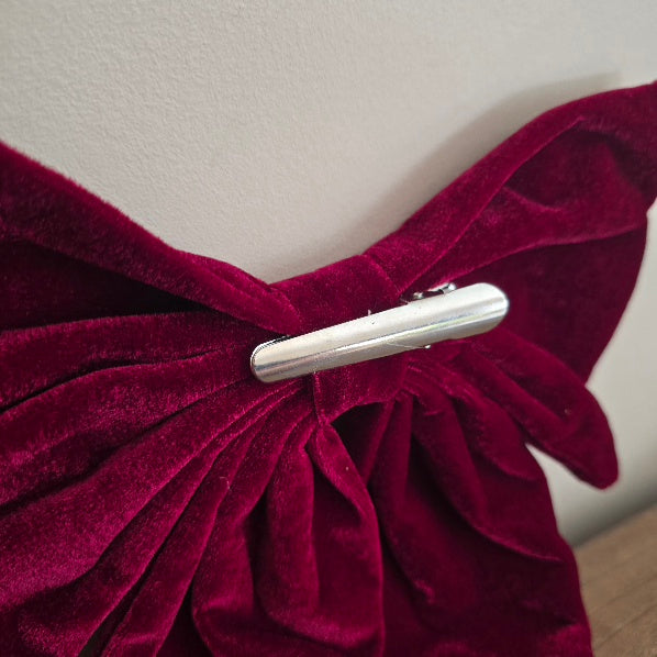 Crimson Velvet Bow 3
