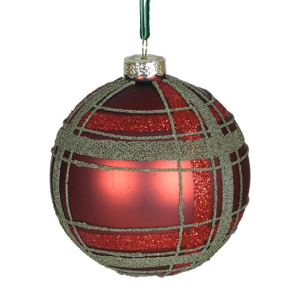 Cross Glitter Bauble