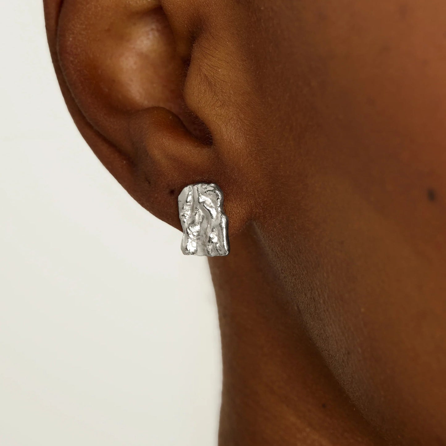 Current Earrings Small - Silver | Annie Mo's