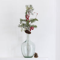 Red Berry Cone and Spruce Spray 70cm | Annie Mo's