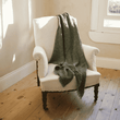 The Chantilly Cotton Throw - Olive 130 x 230cm | Annie Mo's