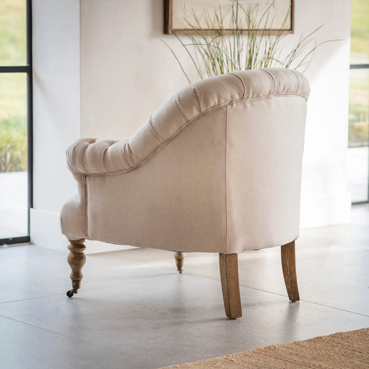 St James Occasional Chair - Beige-D