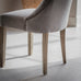 Colleville Button Back Dining Chair - Light Grey