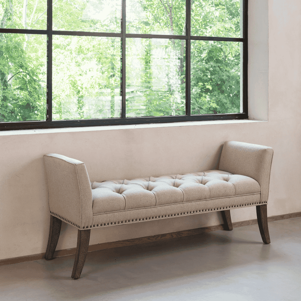 Strathmore Padded Bench 140cm | Annie Mo's
