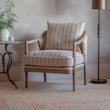 St Francis Striped Armchair | Annie Mo's