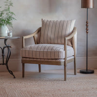 St Francis Striped Armchair | Annie Mo's