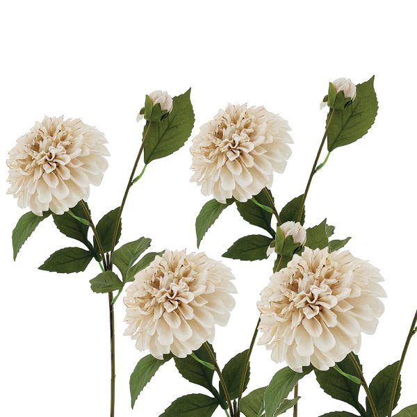 Dahlia Beige Faux Stem 62cm | Annie Mo's