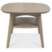 Dansk Scandi Oak Lamp Table With Shelf