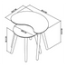 Dansk Scandi Oak Nest Of Lamp Tables
