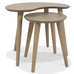 Dansk Scandi Oak Nest Of Lamp Tables