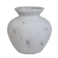 Darcy Antique White Vase 30cm High | Annie Mo's