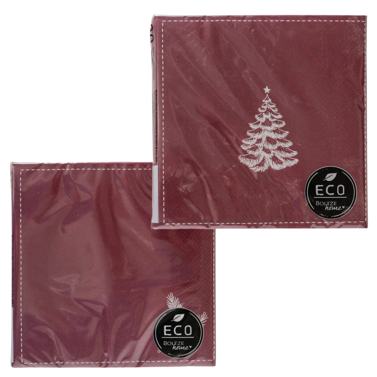 Dark Red Paper Napkins - Style Choice | Annie Mo's