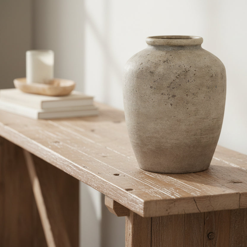 Deruta Medium Mottled Vase 40cm | Annie Mo's