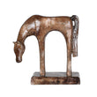 Distressed Metal Decorative Desert Bloom Horse 27cm | Annie Mo's
