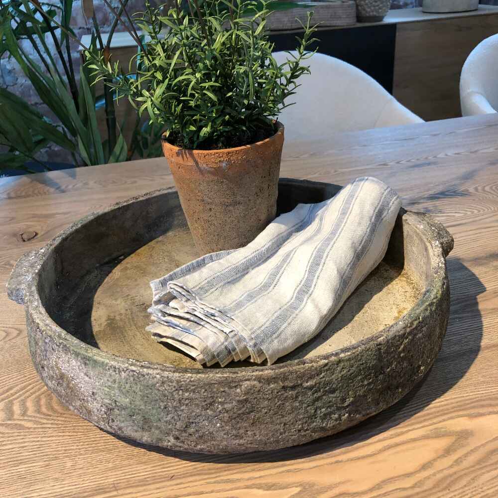 Distressed Cement Bowl