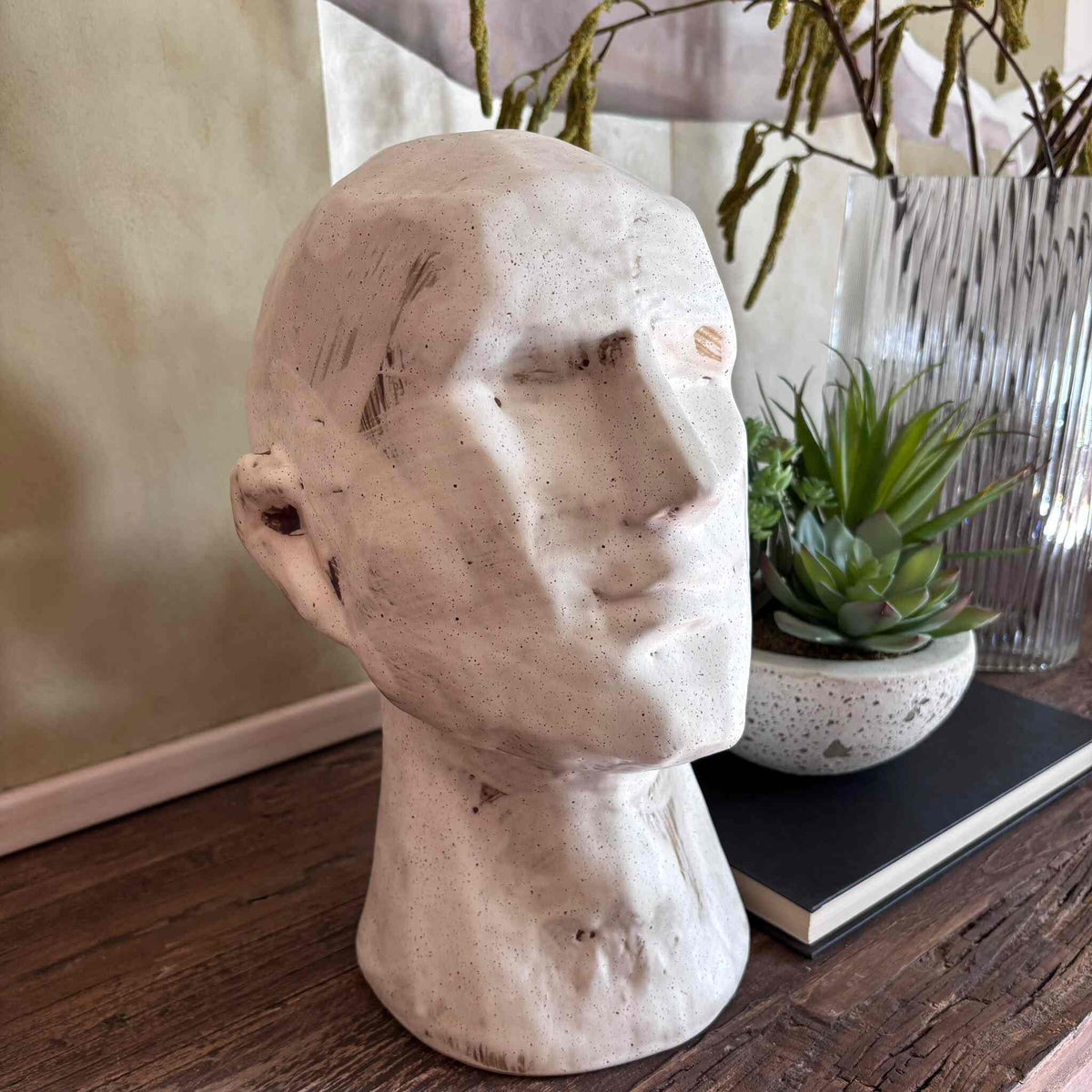 Distressed Head Sculpture 2