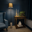 Doddington Sandstone Base Floor Lamp 134cm