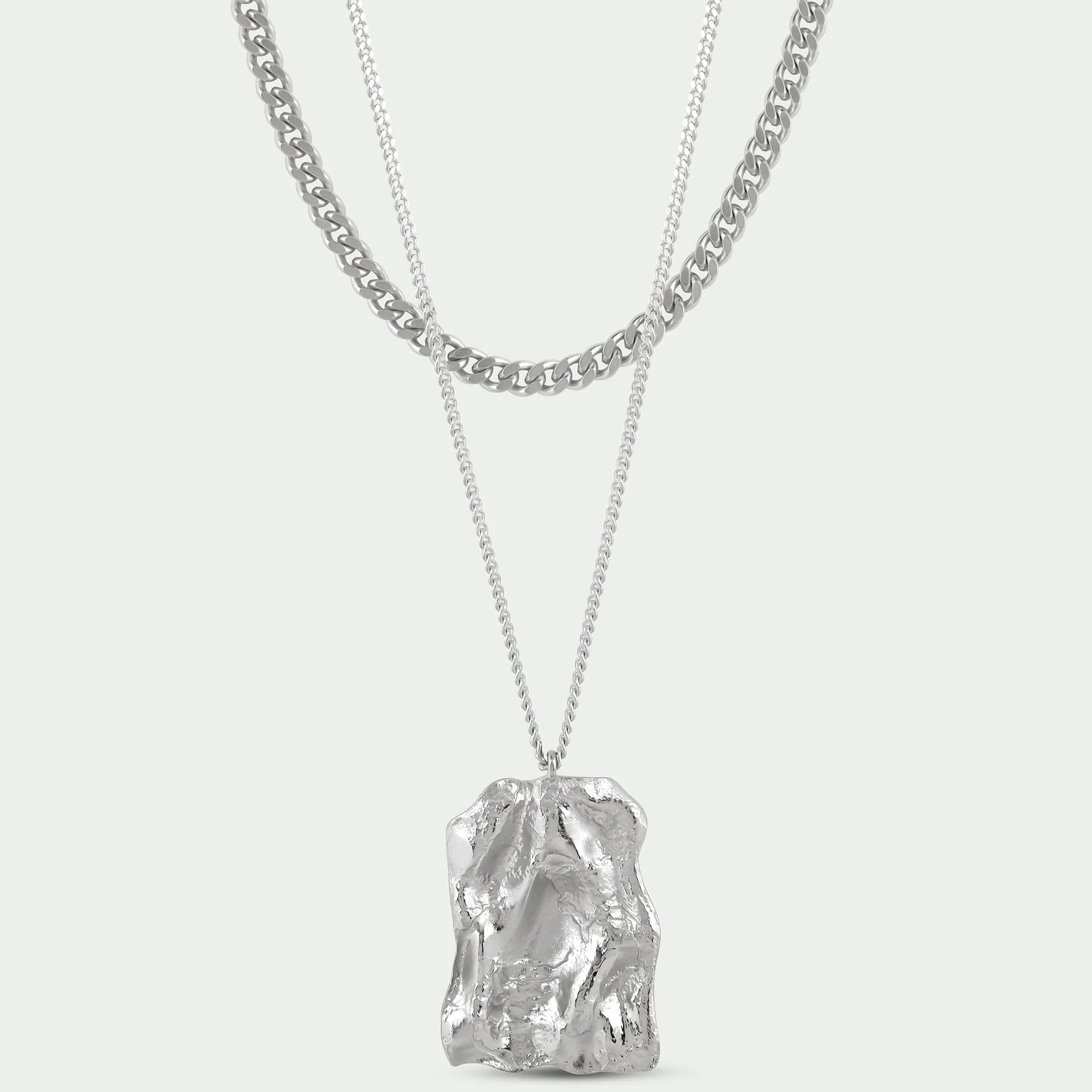 Current Necklace - Silver | Annie Mo's