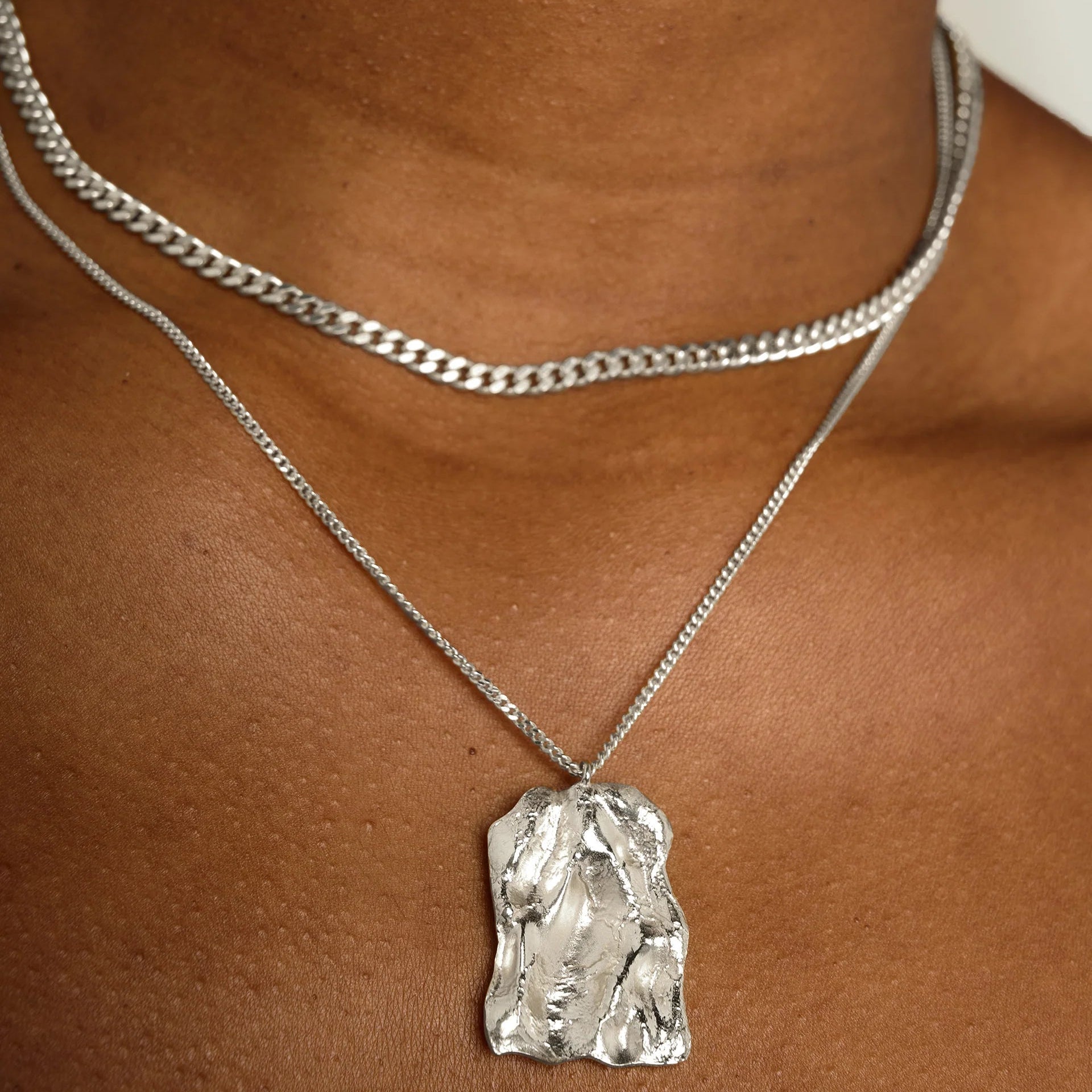 Current Necklace - Silver | Annie Mo's