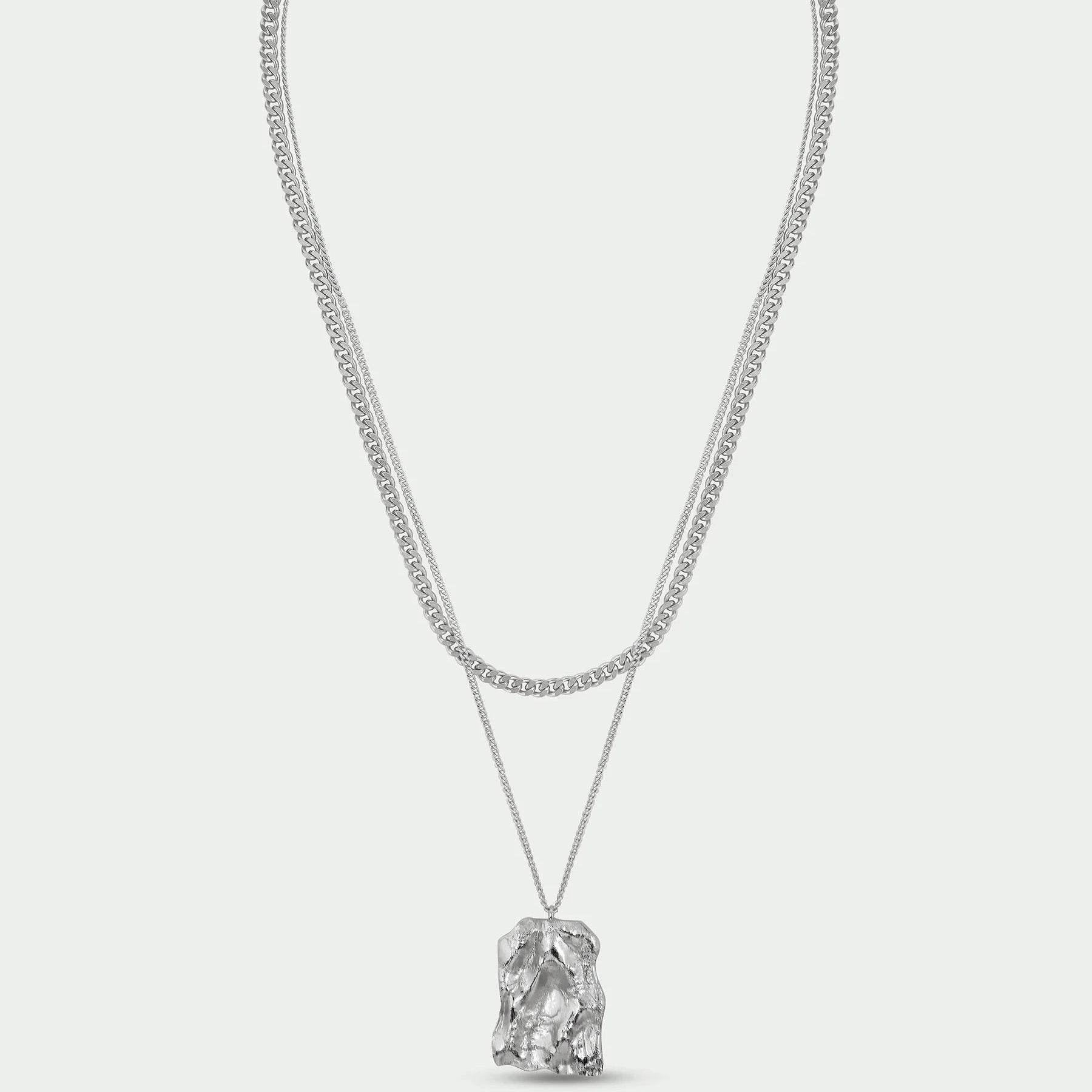 Current Necklace - Silver | Annie Mo's3