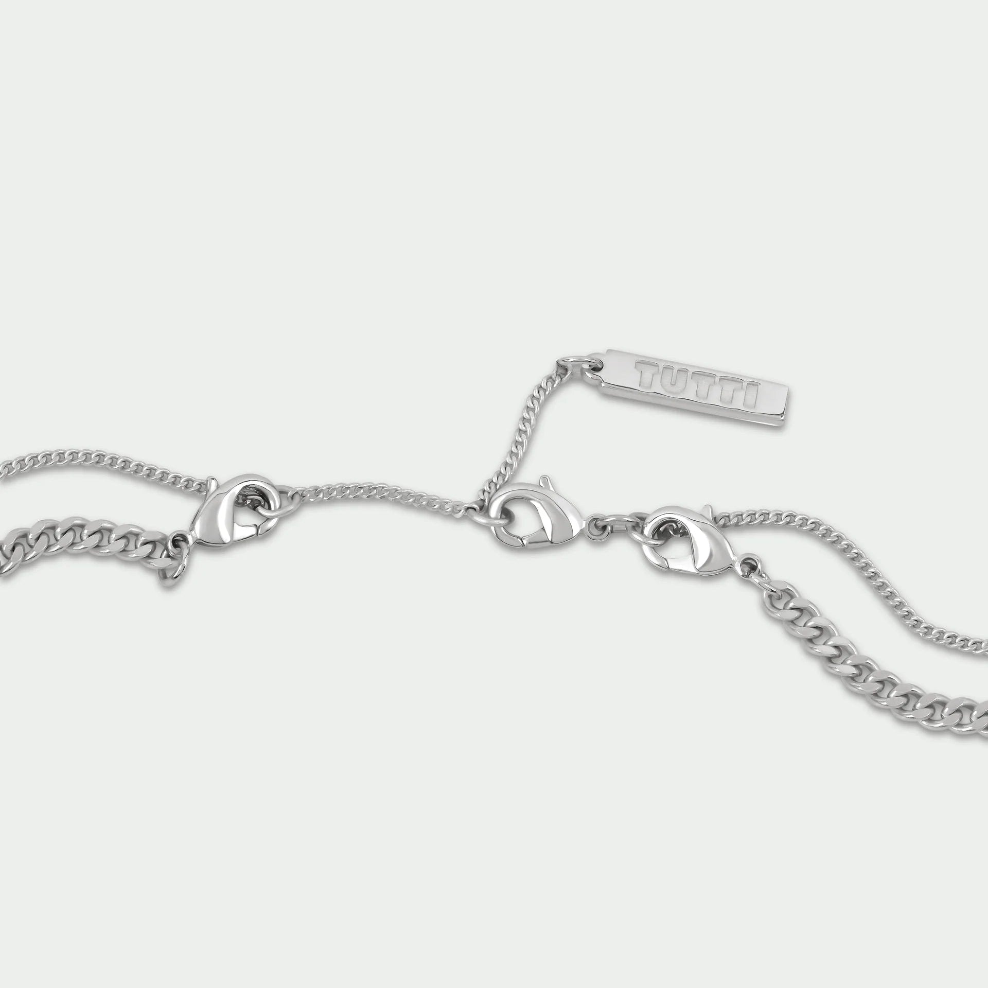 Current Necklace - Silver | Annie Mo's4