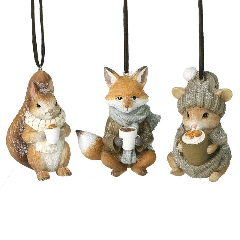 Drinking Resin Animal Hangers 9cm - Style Choice