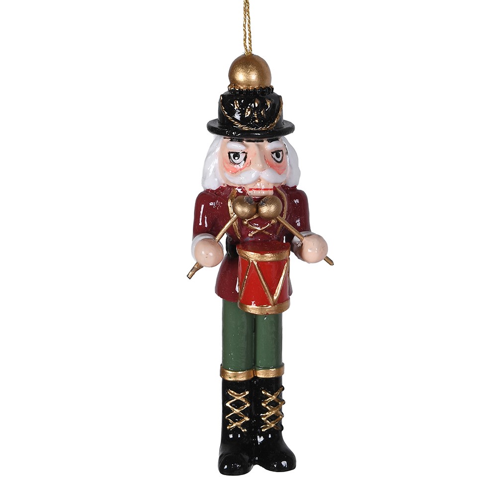 Drumming Nutcracker Bauble 10cm | Annie Mo's