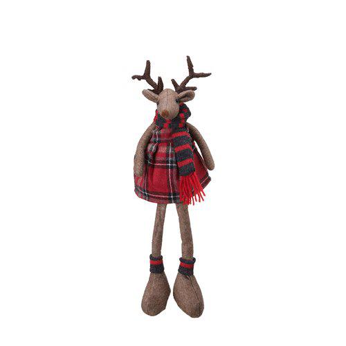 ELI Reindeer 40cm - Choice of Style and Colour-Red with Dress