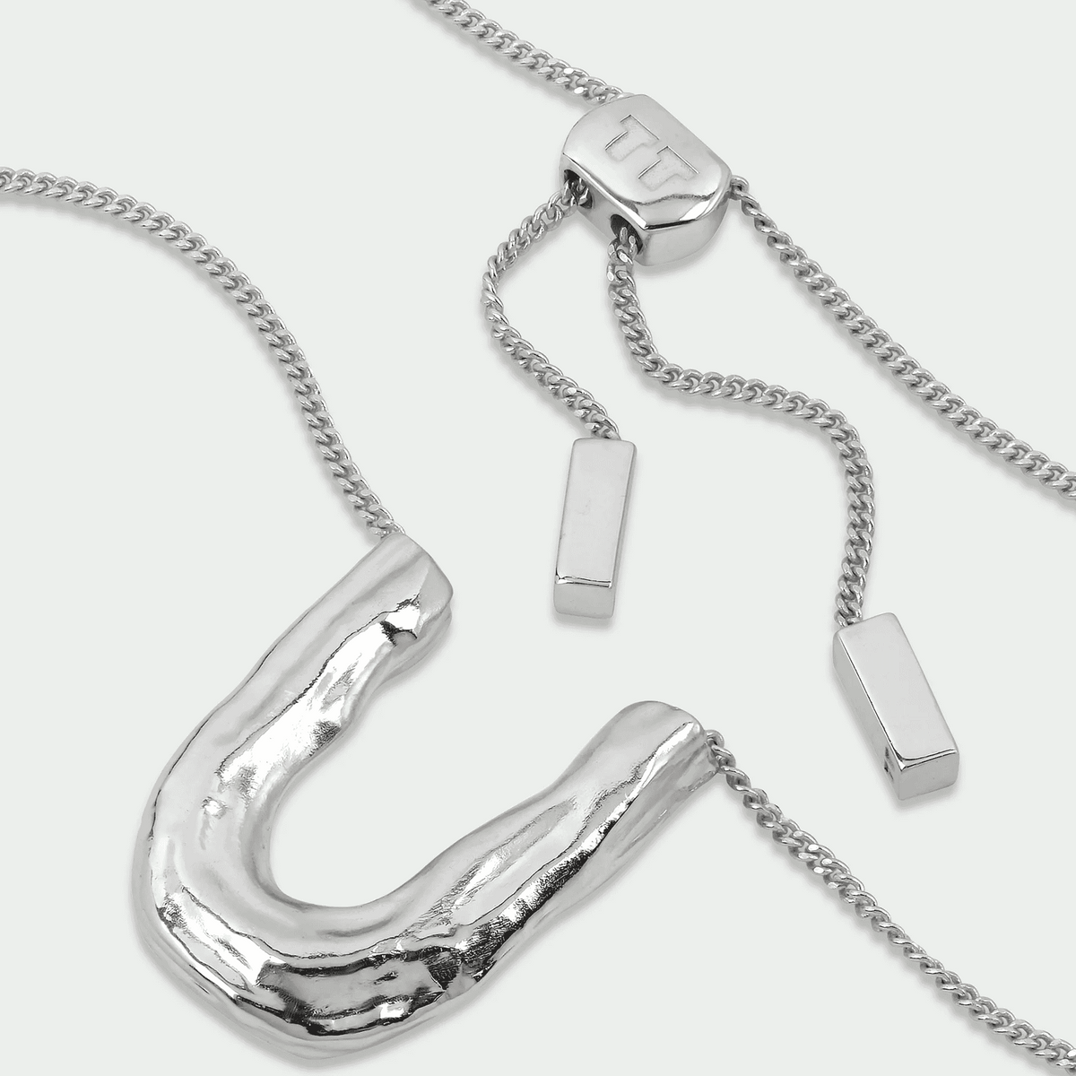 Earth Necklace - Silver-D