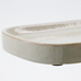 Earthenware Shellish Grey Tray 24.5cm