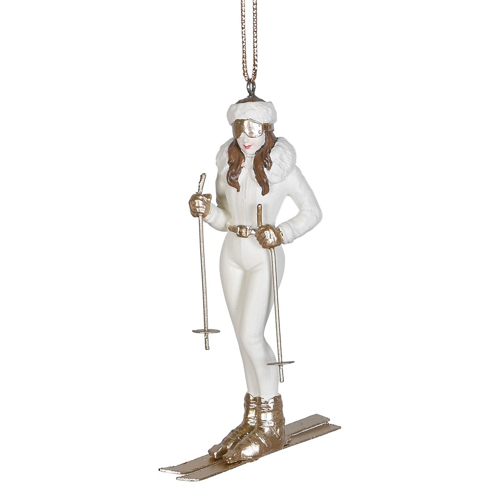 Edina On The Slopes Hanging Decoration 11cm | Annie Mo's