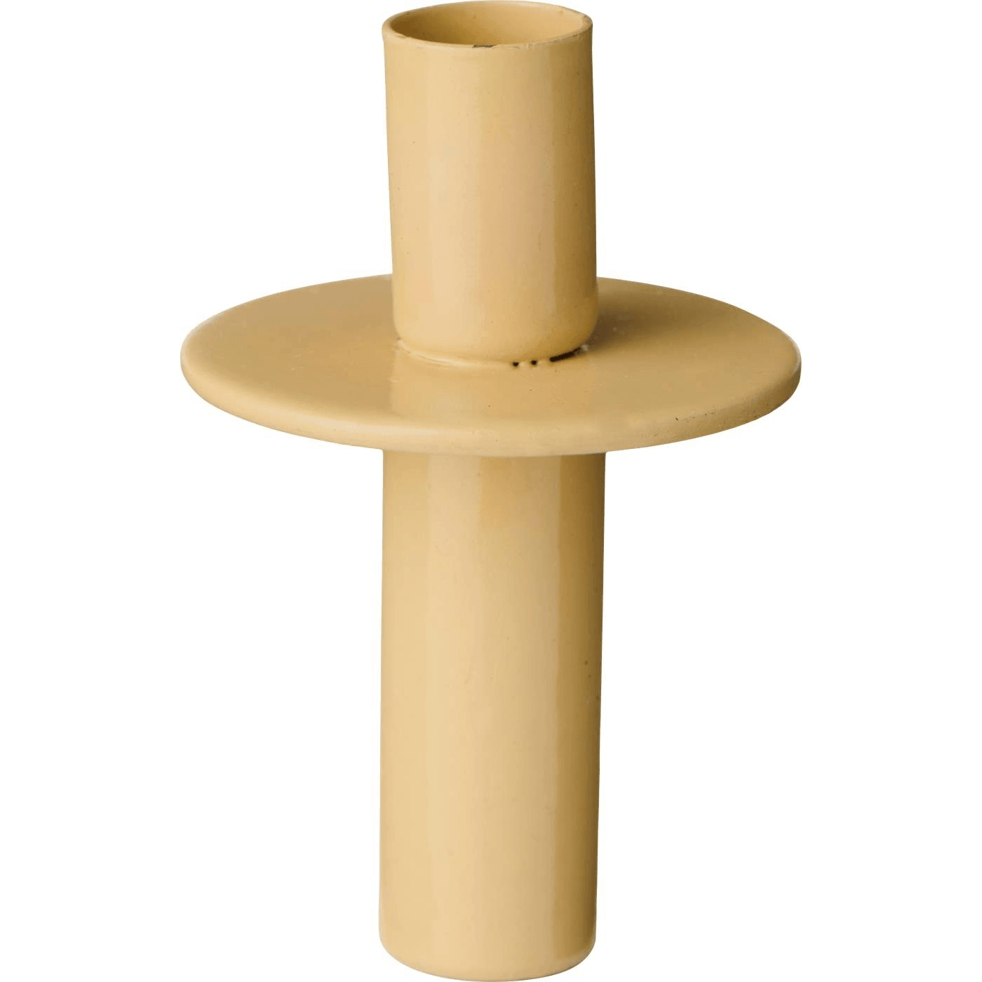 Enameled Candle Holder for Taper Candles - to put in a Bottle
