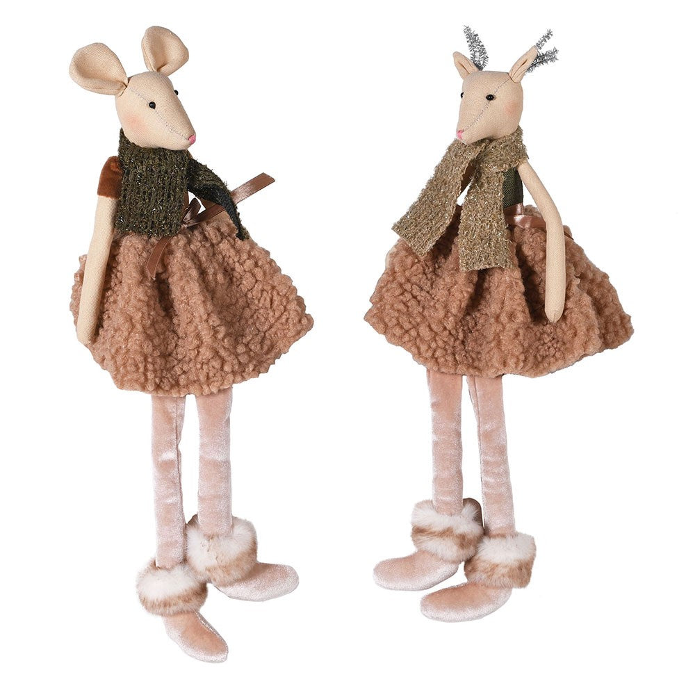 Enchanting Dancing Mice Duo 45cm