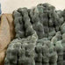 Faux Fur Eucalyptus Throw 145 x 170cm | Annie Mo's
