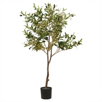 Faux Olive Tree in Black Pot 100cm | Annie Mo's