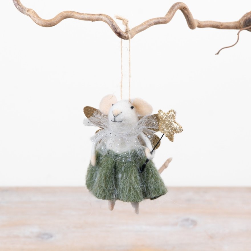 Felt Fairy Mouse 11cm
