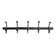 Five Hook Black Metal Multi Wall Hook 79cm | Annie Mo's