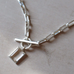 Flare Necklace Silver | Annie Mo's