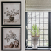 Flowers in Pot Framed Set of Two Prints 60cm | Annie Mo's