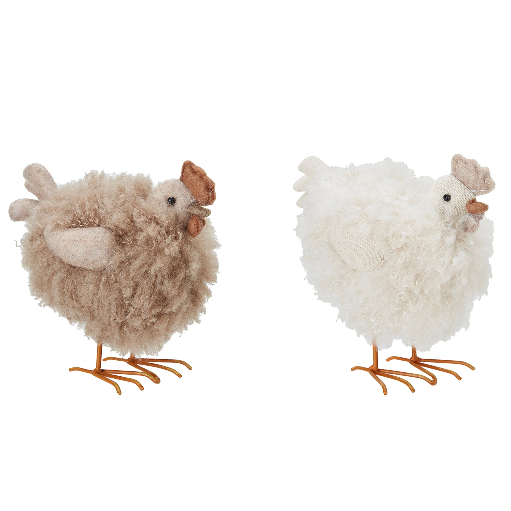 Fluffy Hen Mix of Two 18cm | Annie Mo's