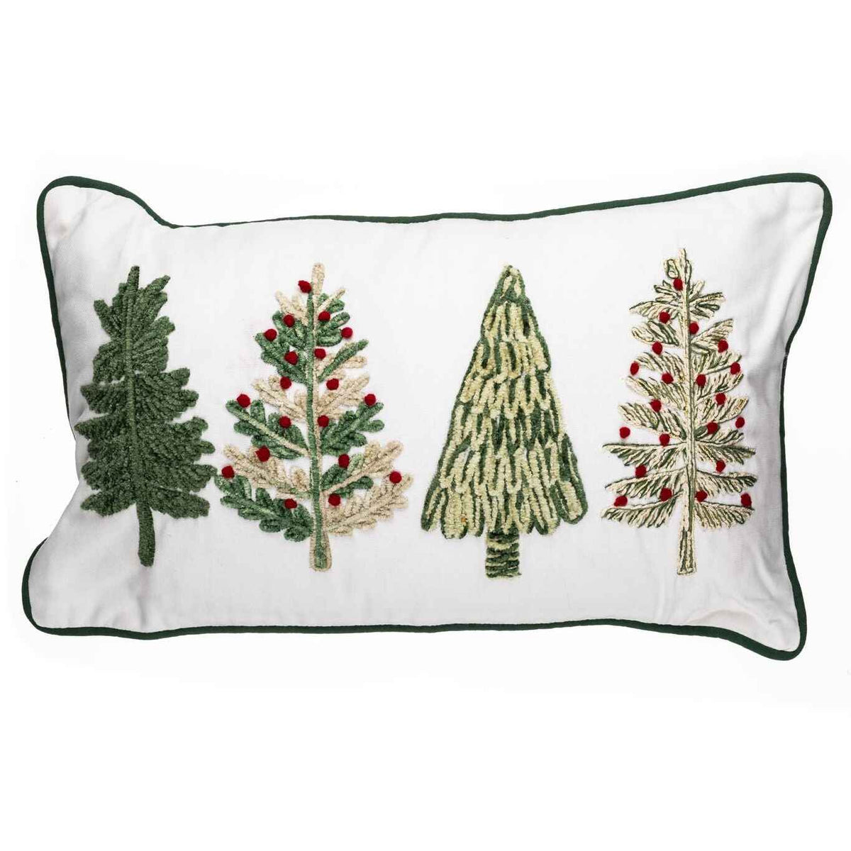 Four Christmas Trees Landscape Cushion 50cm | Annie Mo's