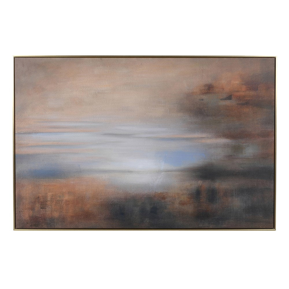 Framed Ethereal View on Canvas-2