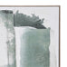 Framed Green and Cream Abstract Textured Canvas 102cm B