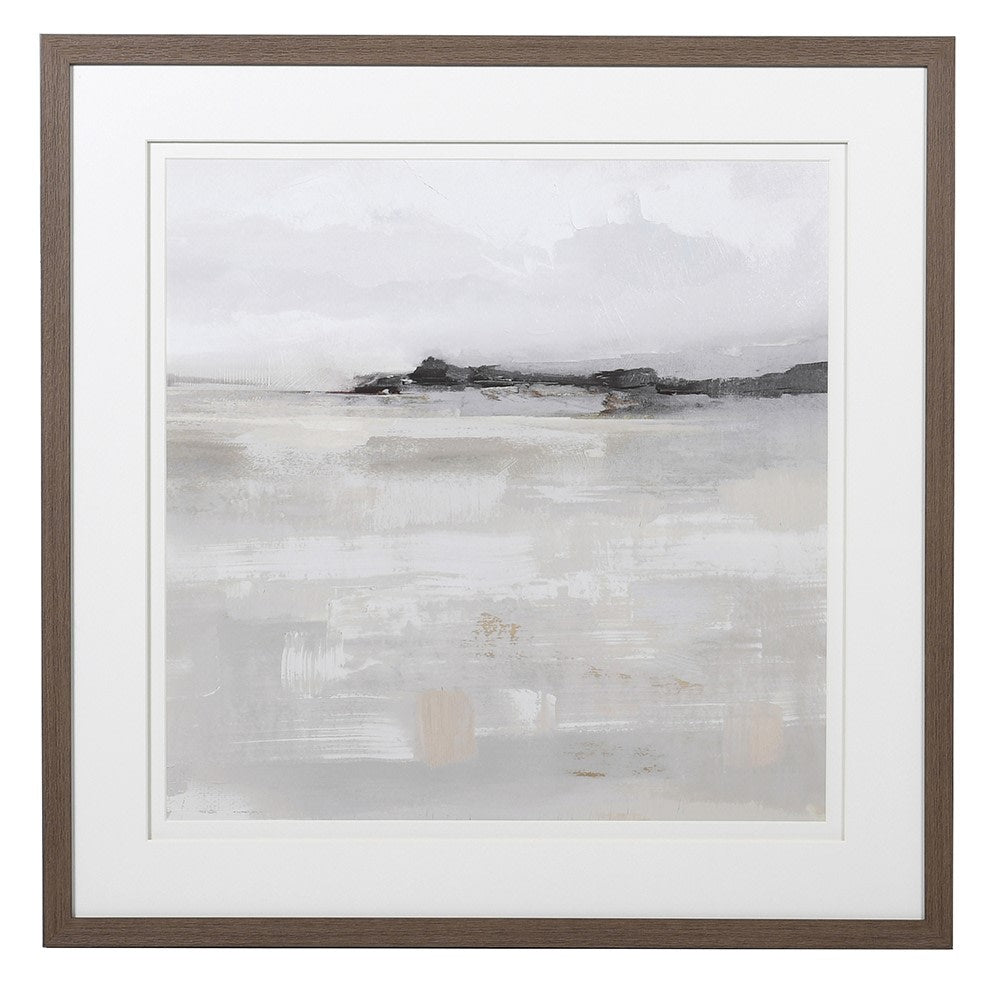 Misty Landscape Framed Picture