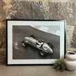 ramed Monochrome Vintage Racing Car 86cm | Annie Mo's