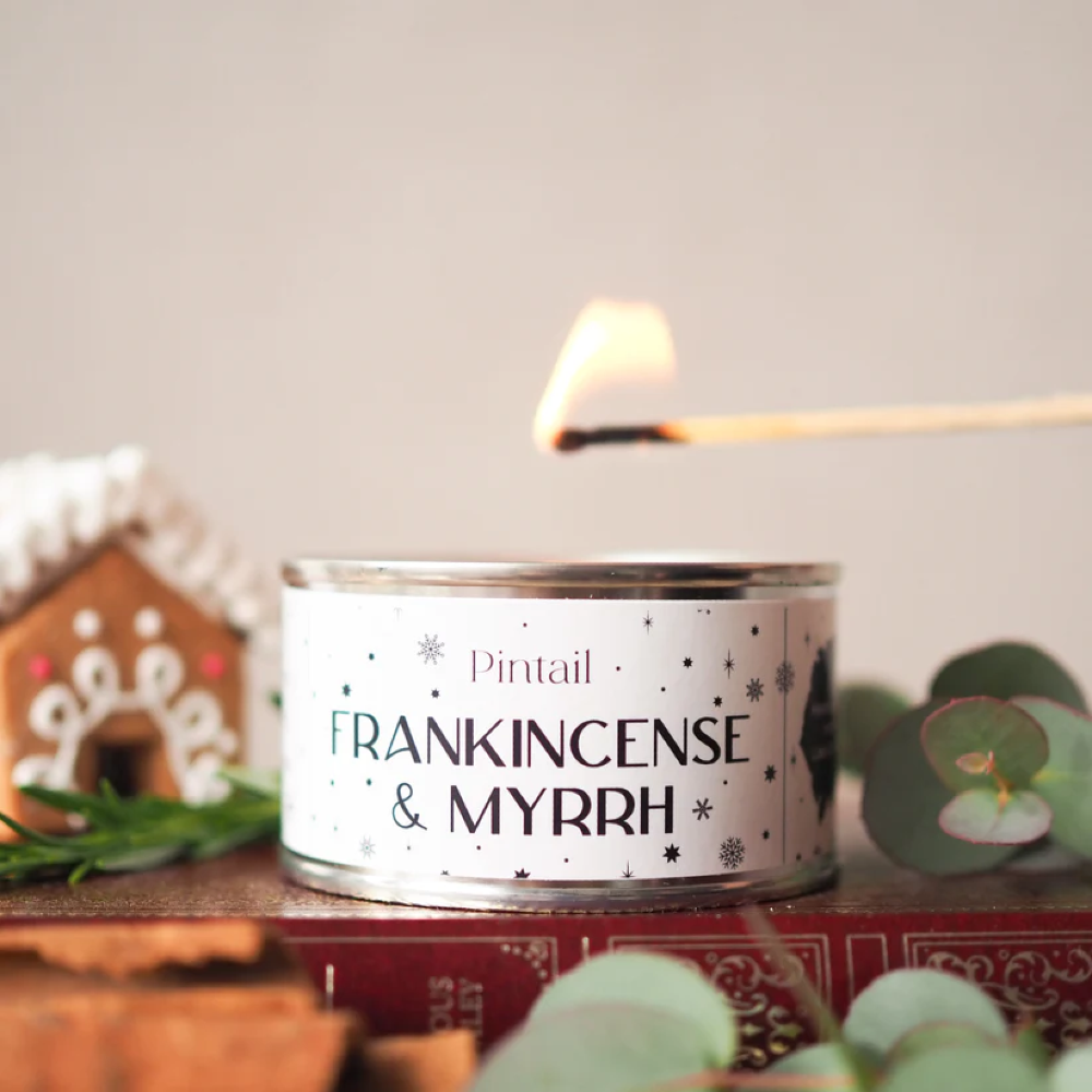 Frankincense and Myrrh Annie Mo's Tinned Candle | Annie Mo's