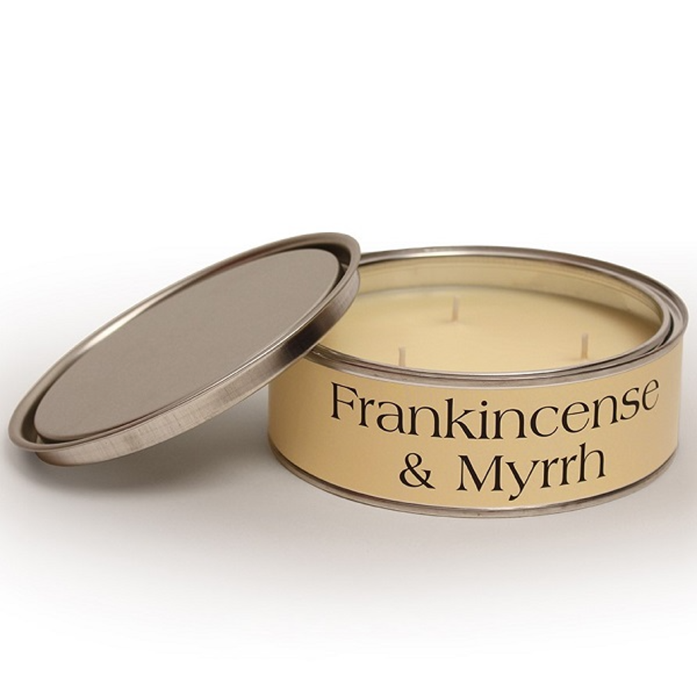 Frankincense and Myrrh Large Annie Mo's Tinned Candle | Annie Mo's