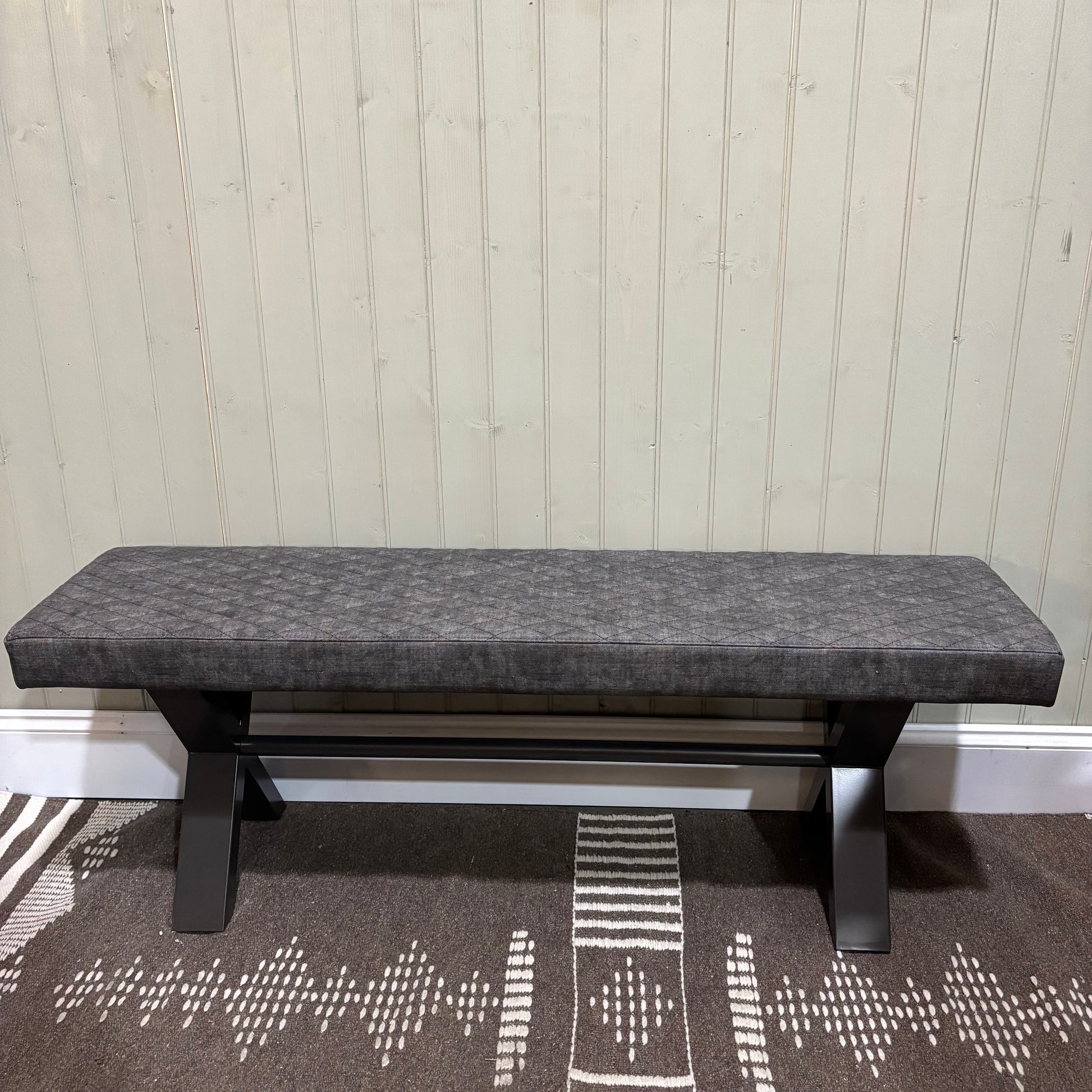 Fusion Small Upholstered Bench - CLEARANCE | Annie Mo's